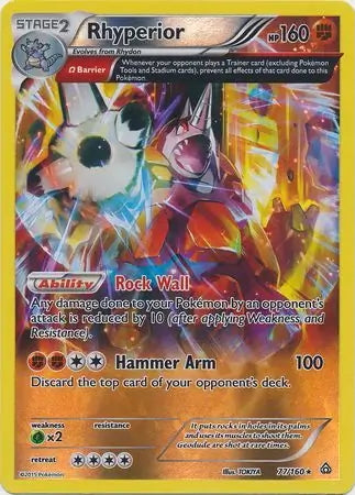 Primal Clash Rhyperior #77/160 reverse holo